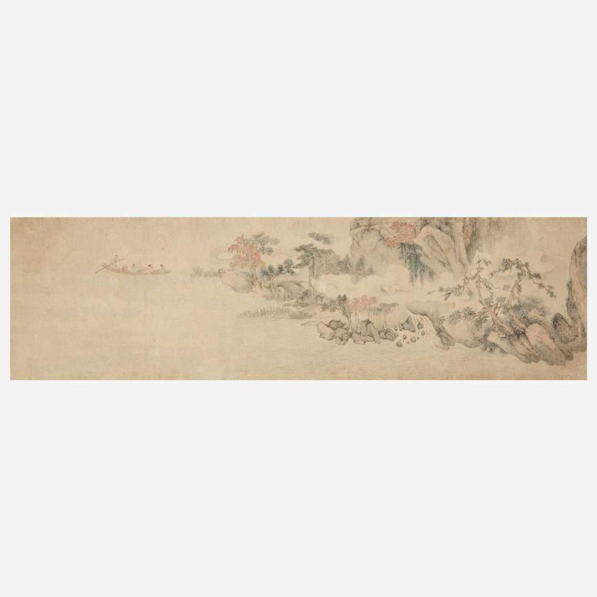 Chinese School 山水画一幅 19th century or earlier ????????