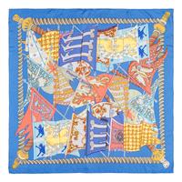 Hermès, Three Silk Scarves 90
