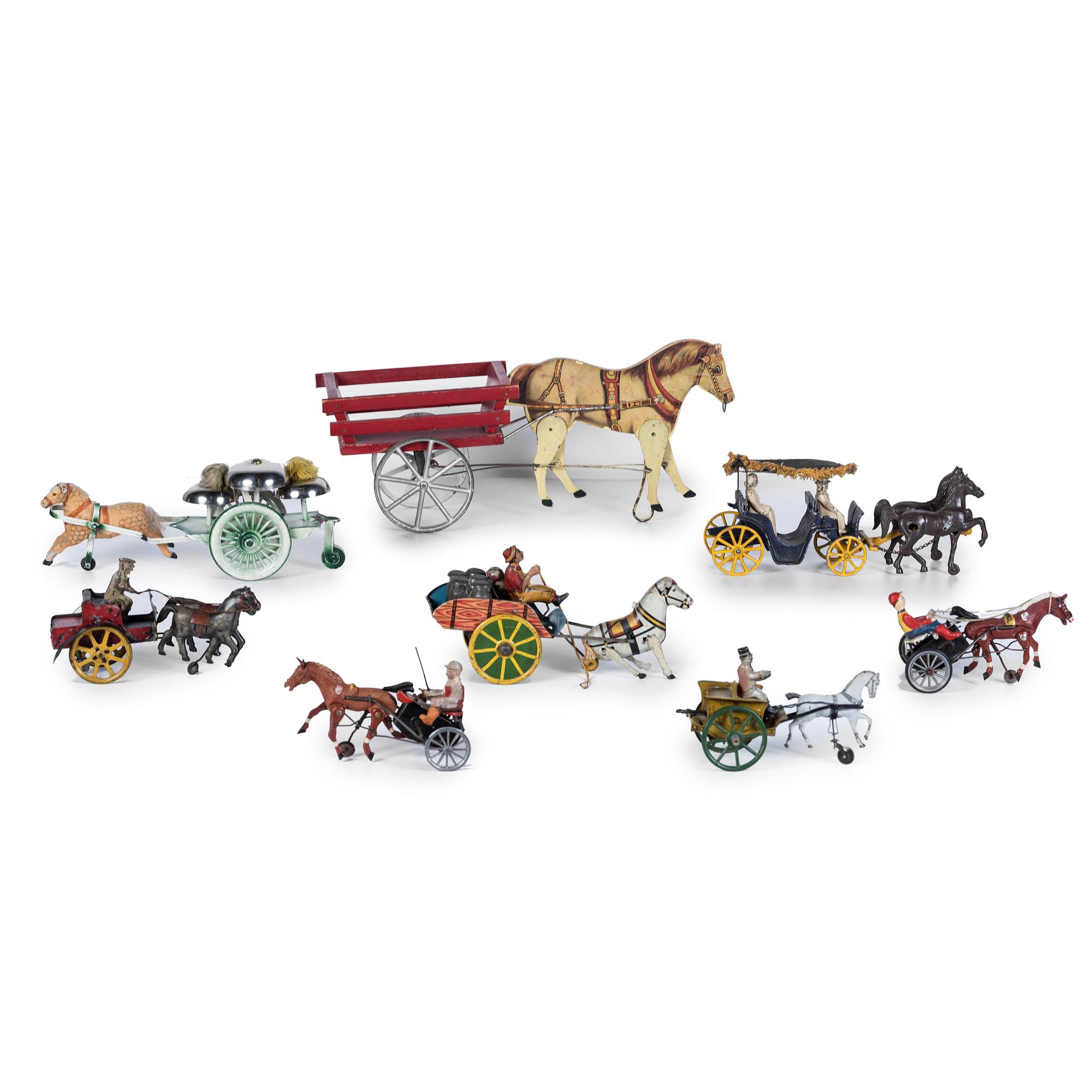 Eight Horse and Cart Toys