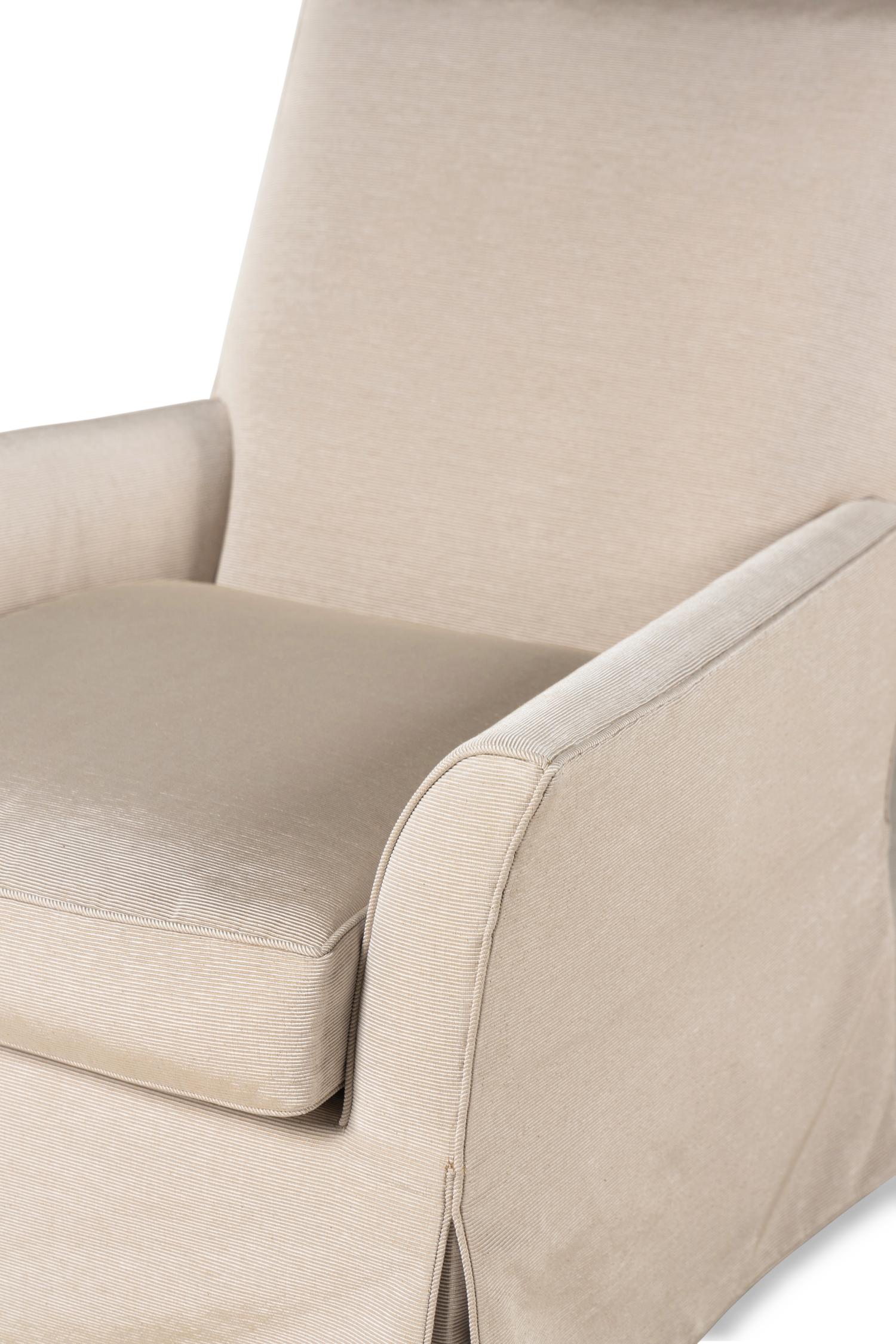 A Pair of Nancy Corzine Upholstered Armchairs