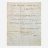 [Presidential] Fillmore, Millard, and Franklin Pierce and James Buchanan Group of 3 Signed Items