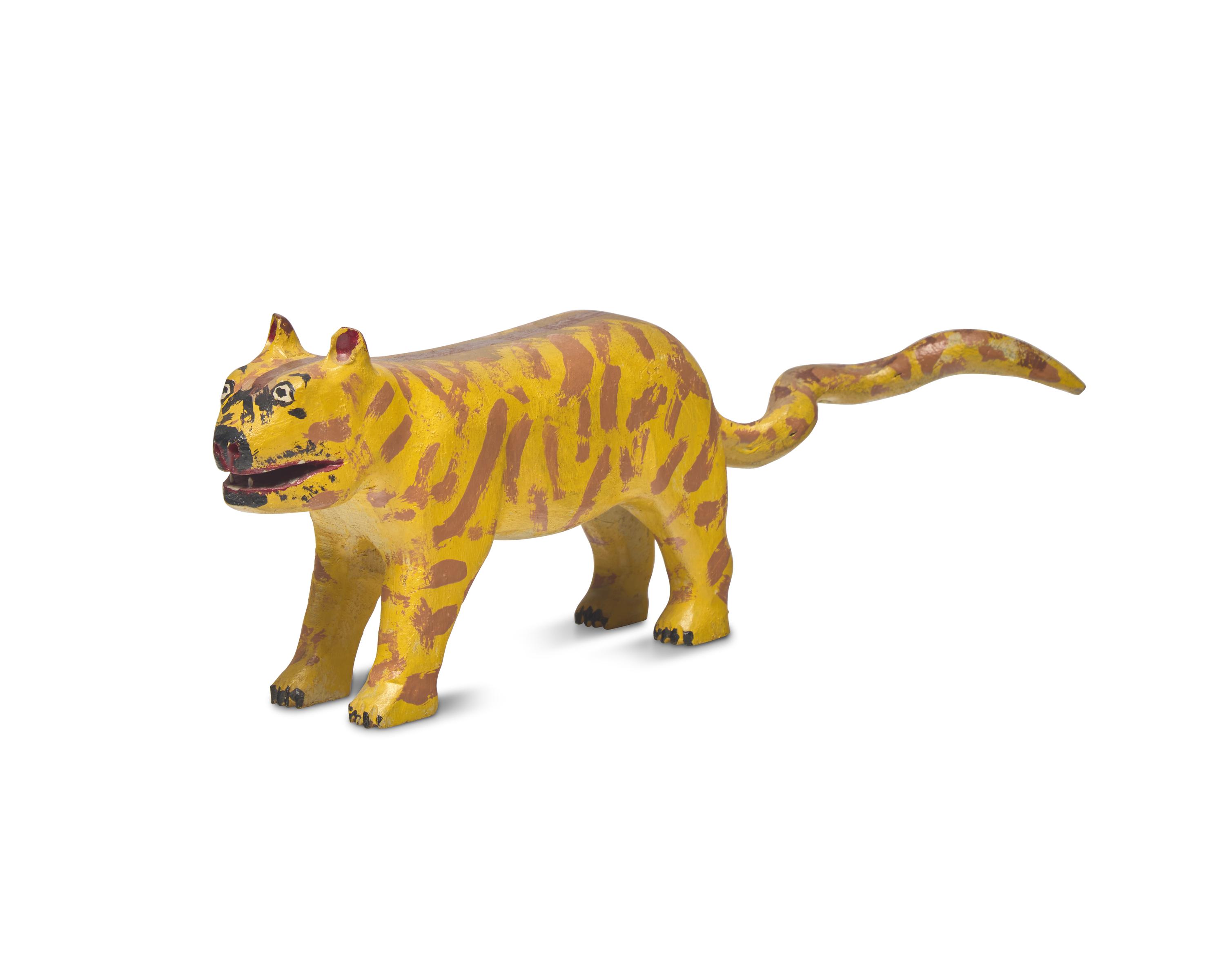 Miles Burkholder Carpenter (1889-1985), A Carved and Painted Figure of a Tiger