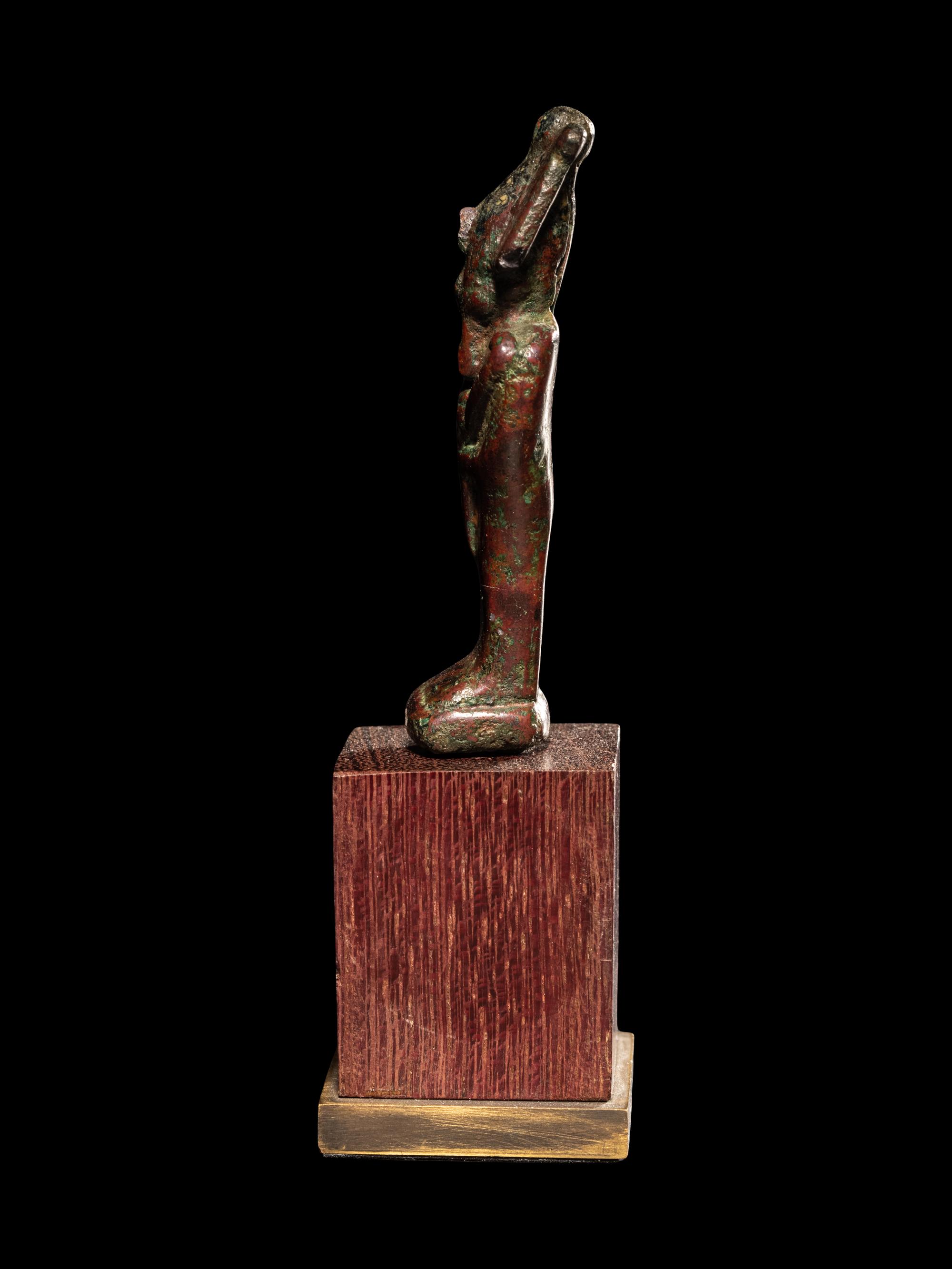 An Egyptian Bronze Osiris