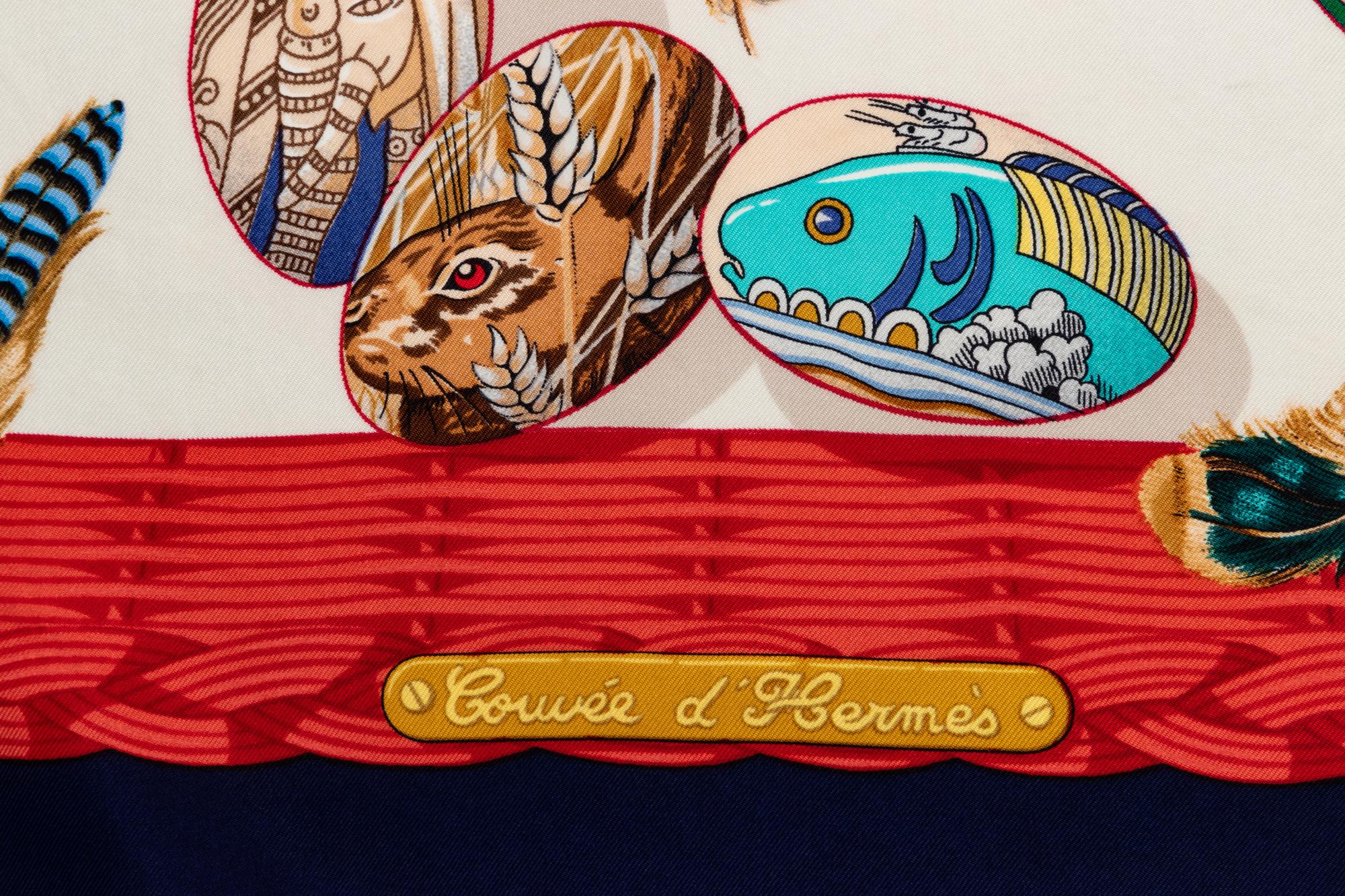 Two Hermès 90cm Silk Scarf, Carré