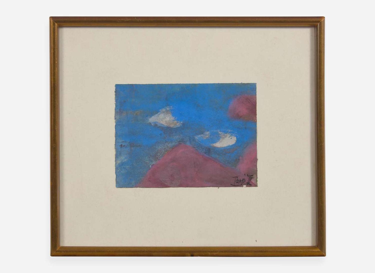 T'ang Haywen (Chinese/French 1927-1991), Red Mountain 曾海文（旅法華裔1927-1991）紅山