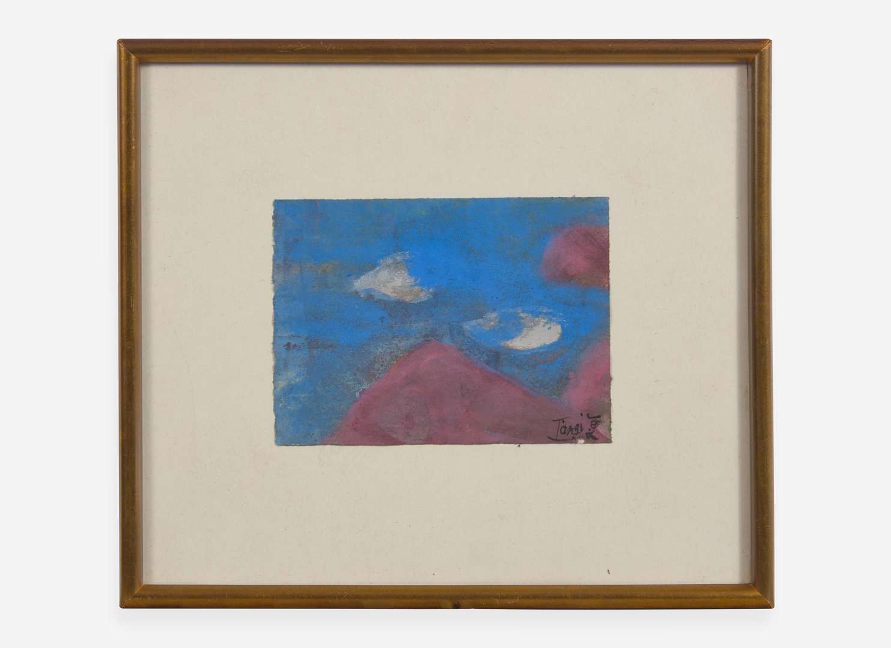 T'ang Haywen (Chinese/French 1927-1991), Red Mountain 曾海文（旅法華裔1927-1991）紅山