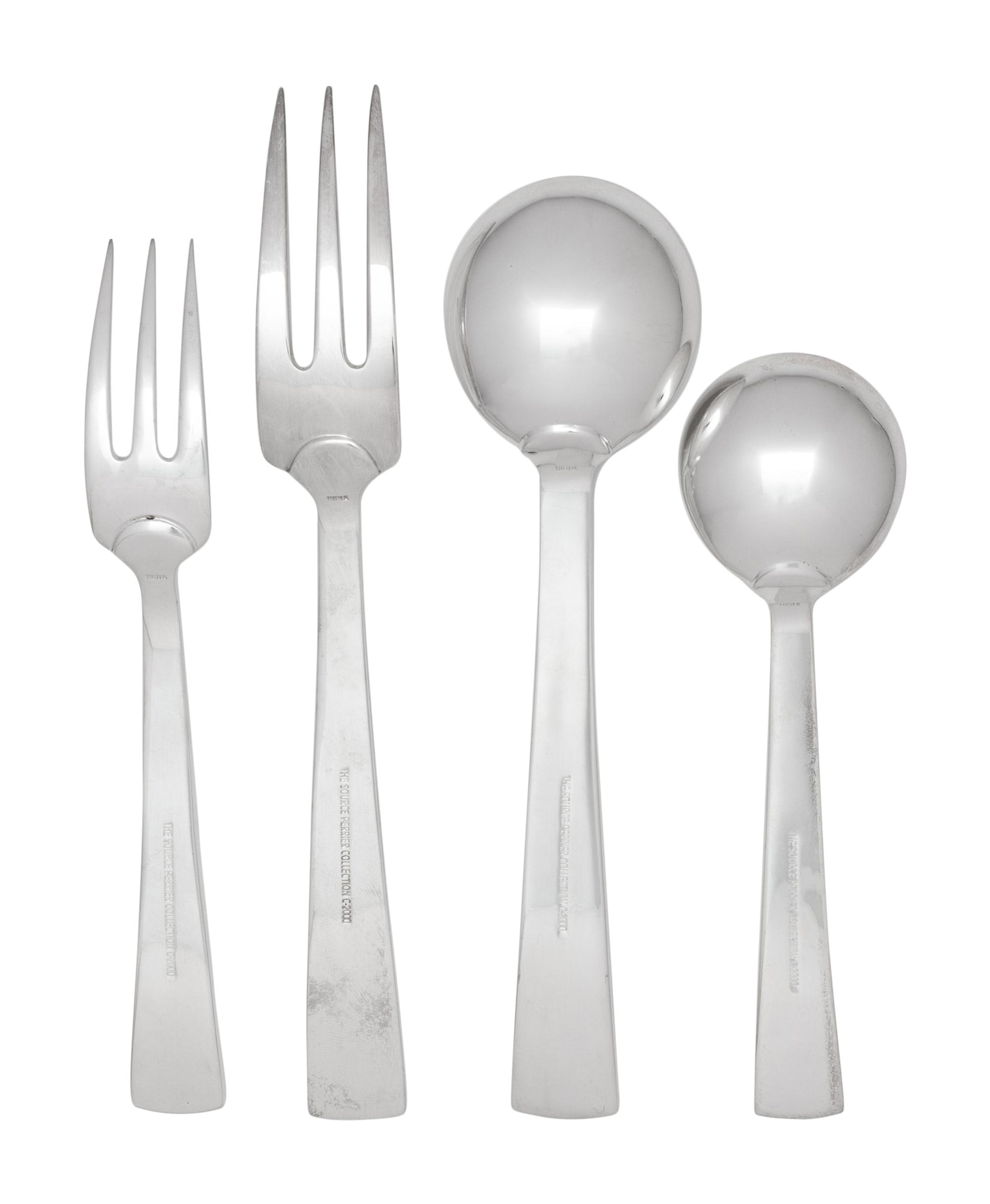An American Silver-Plate Flatware Service