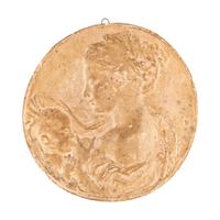 A Plaster Medallion of Maternity
