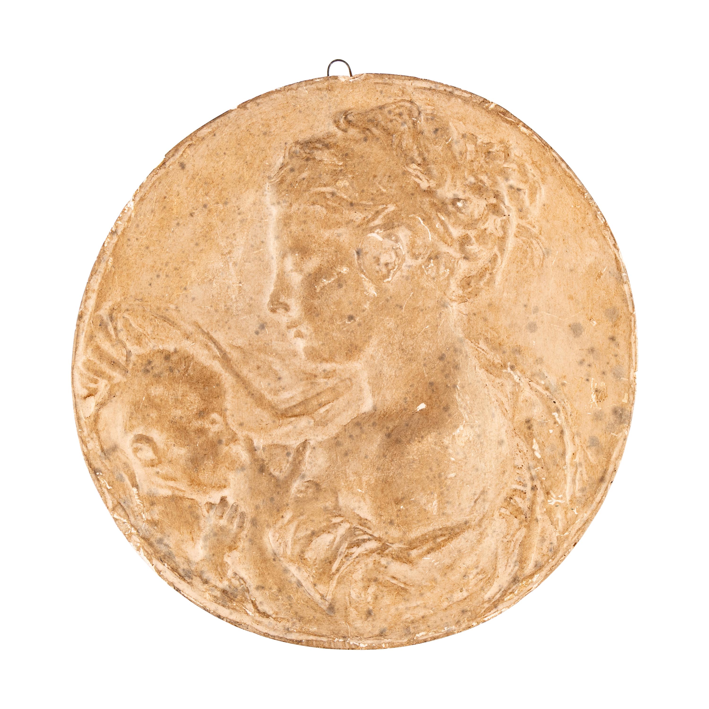 A Plaster Medallion of Maternity