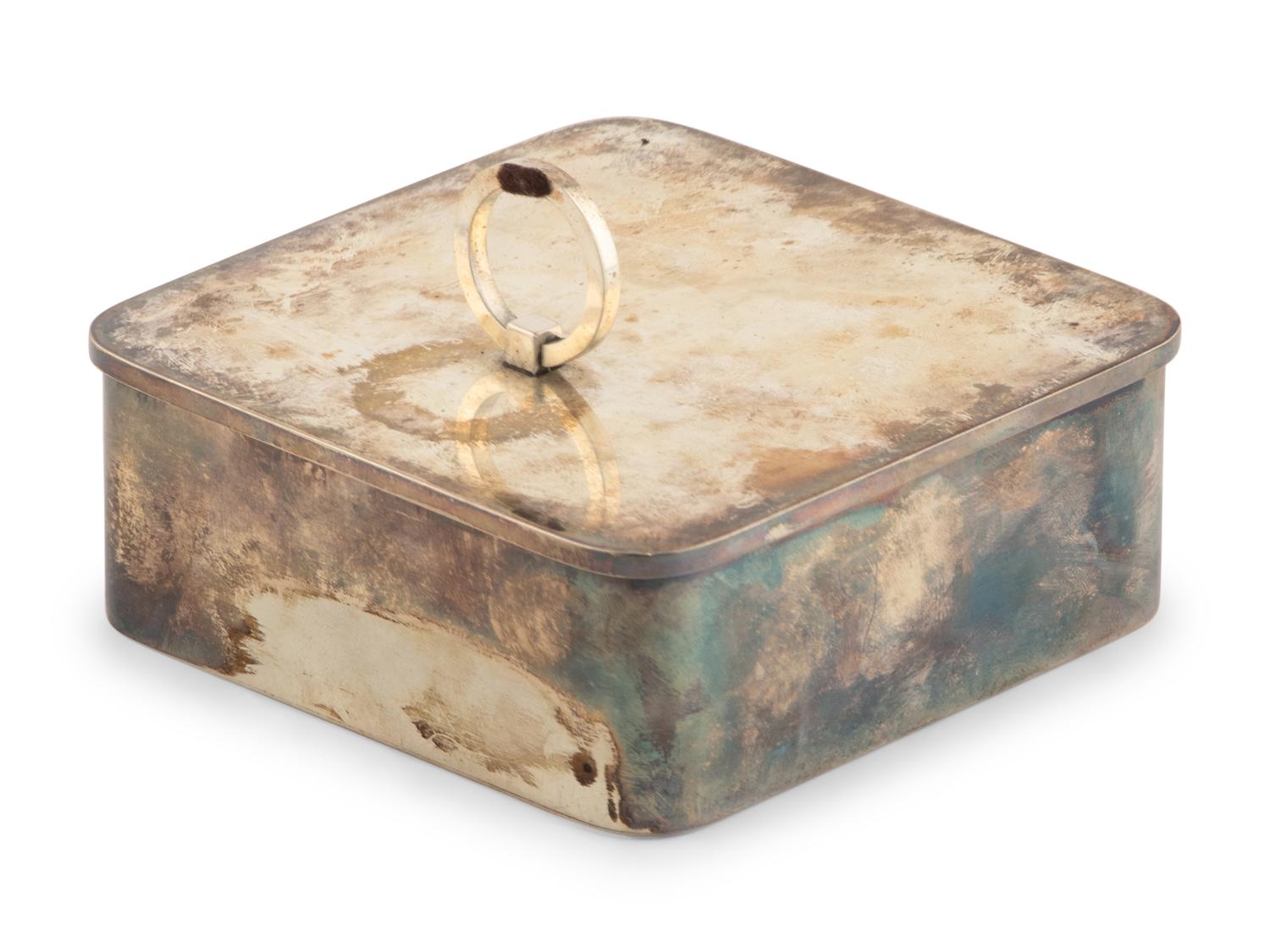 A Sigvard Bernadotte for Georg Jensen Silver Cigarette Box