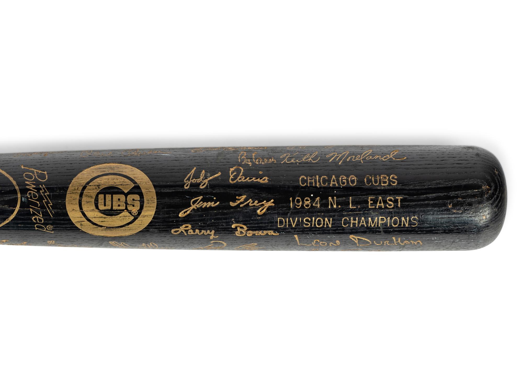 A Group 1984 Chicago Cubs Items (Including Team Signed Autograph Baseball)