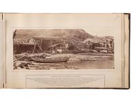 [EARLY PHOTOGRAPHY]. [FLOYD, William Pryor (1834-ca 1900), photographer]. Album containing 22 photographs documenting the effects of the 1874 typhoon in Hong Kong.