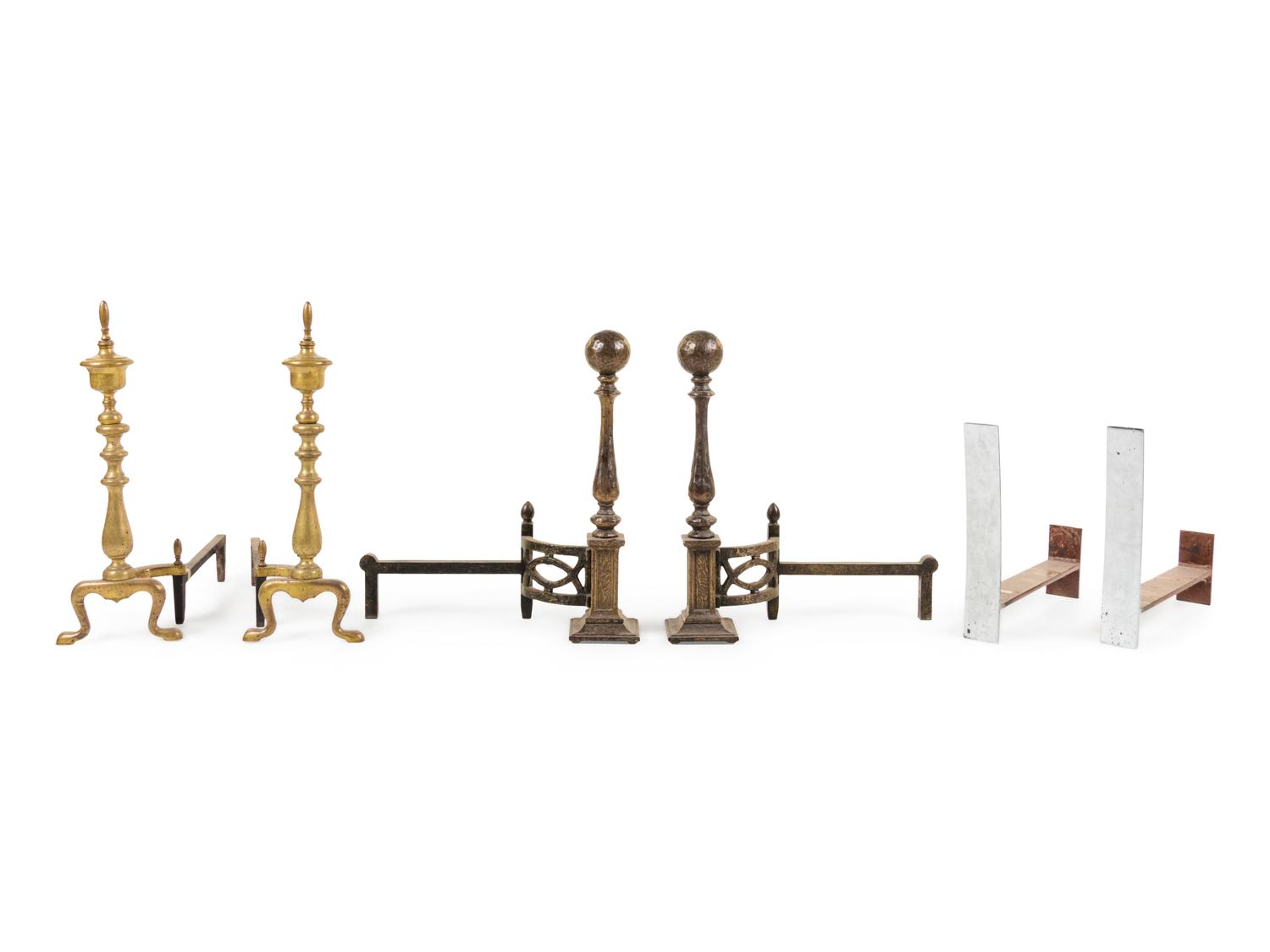 Three Pairs of Andirons