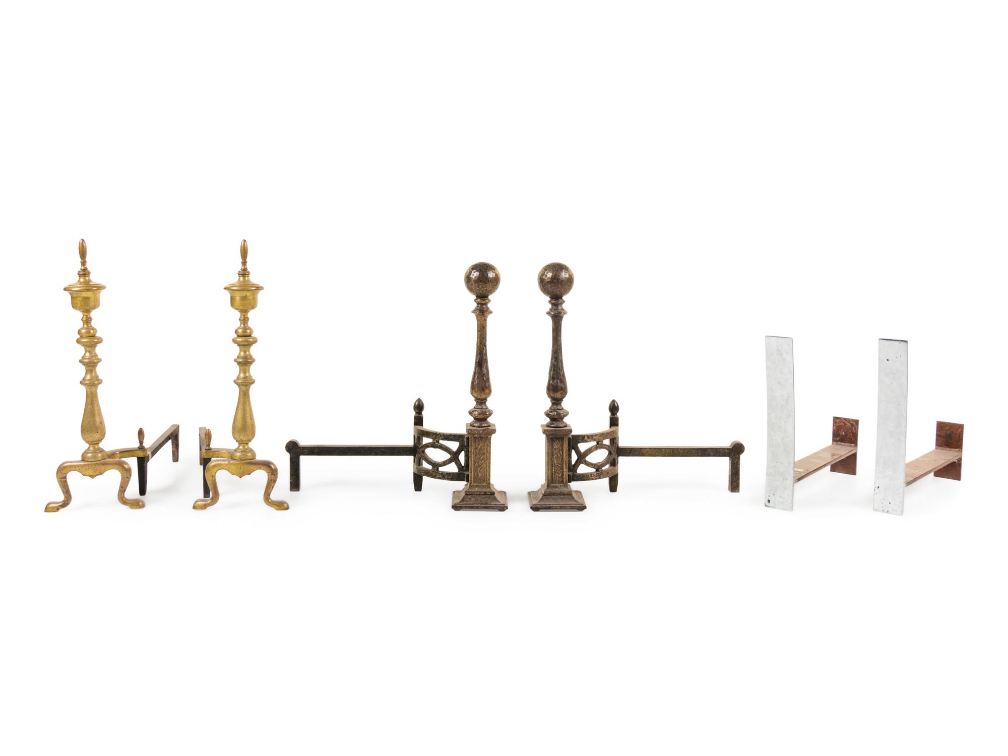 Three Pairs of Andirons