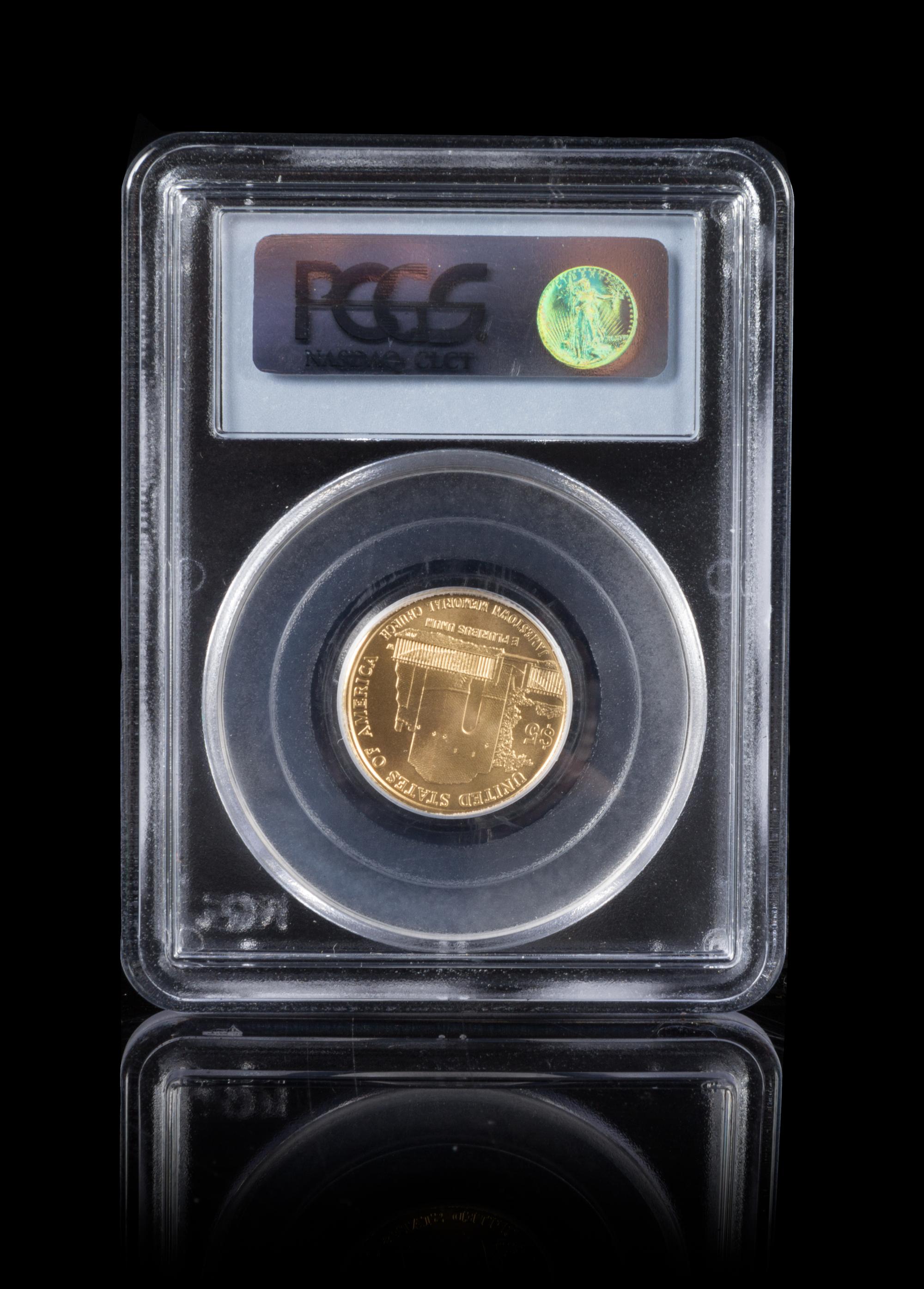 A United States 2007-W Jamestown Quadricentennial $5 Gold Coin
