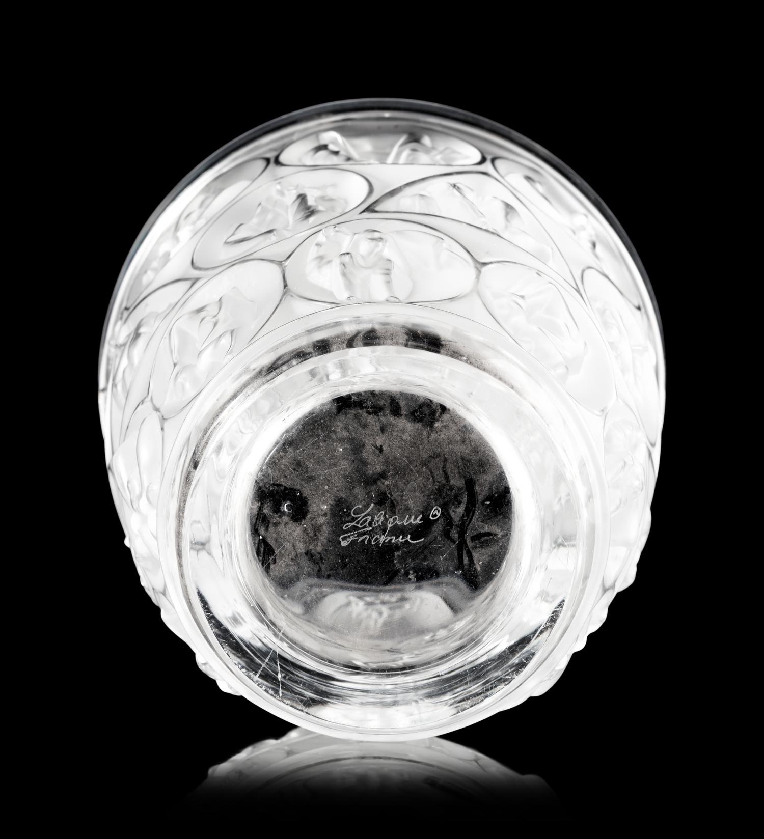 A Lalique Acrobates Vase