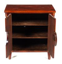 A Biedermeier Mahogany Cabinet Height 31 x width 29 1/8 x depth 18 5/8 inches. — CIRCA 1820s