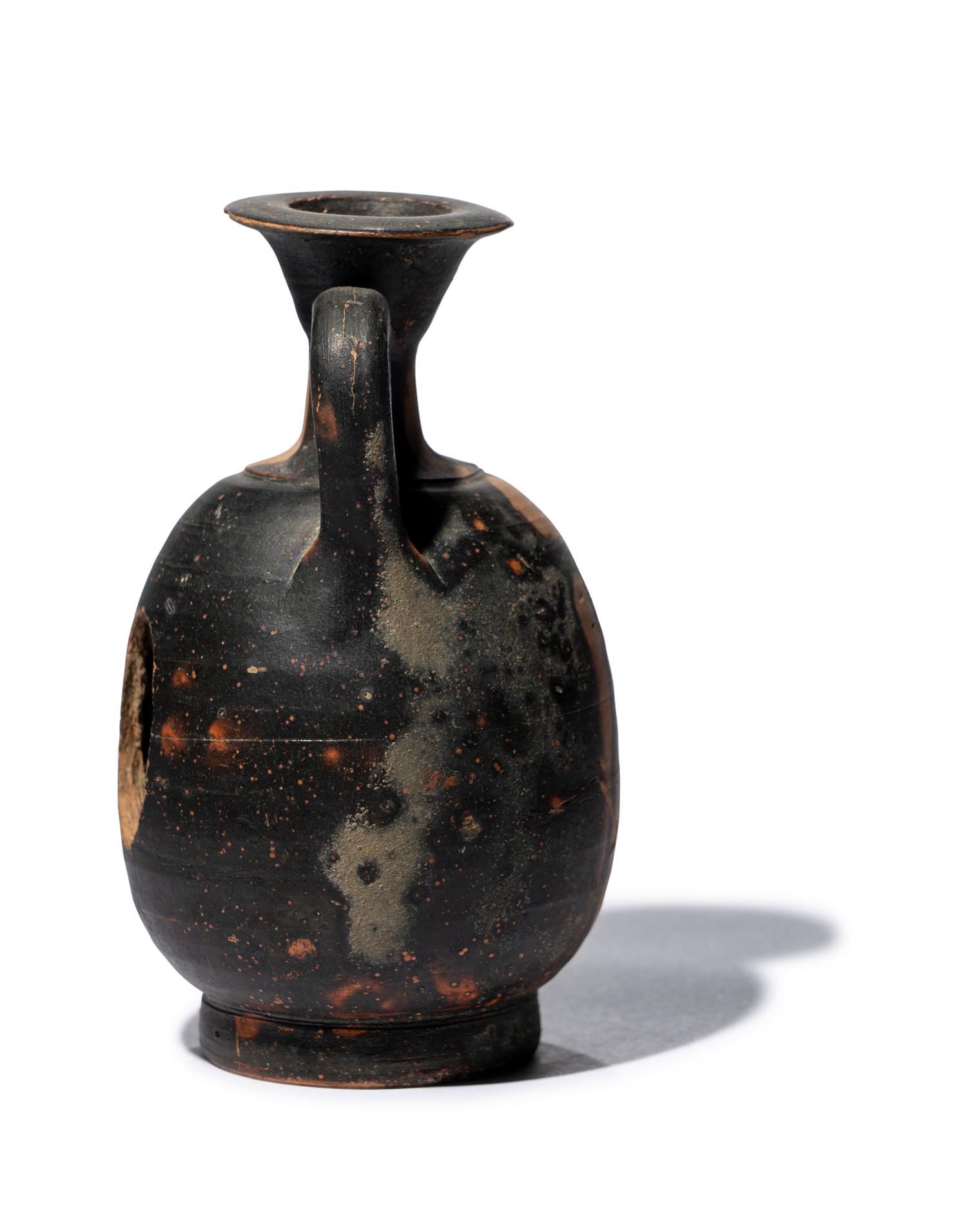 A Campanian Red-Figured Squat Lekythos