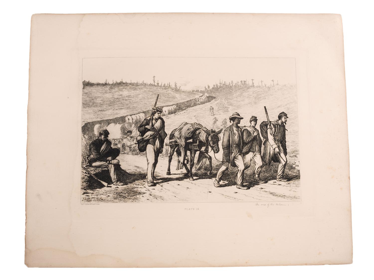 [CIVIL WAR - ART]. FORBES, Edwin (1839-1895). Life Studies of the Great Army. New York, [1876].