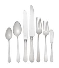 An American Silver Flatware Service