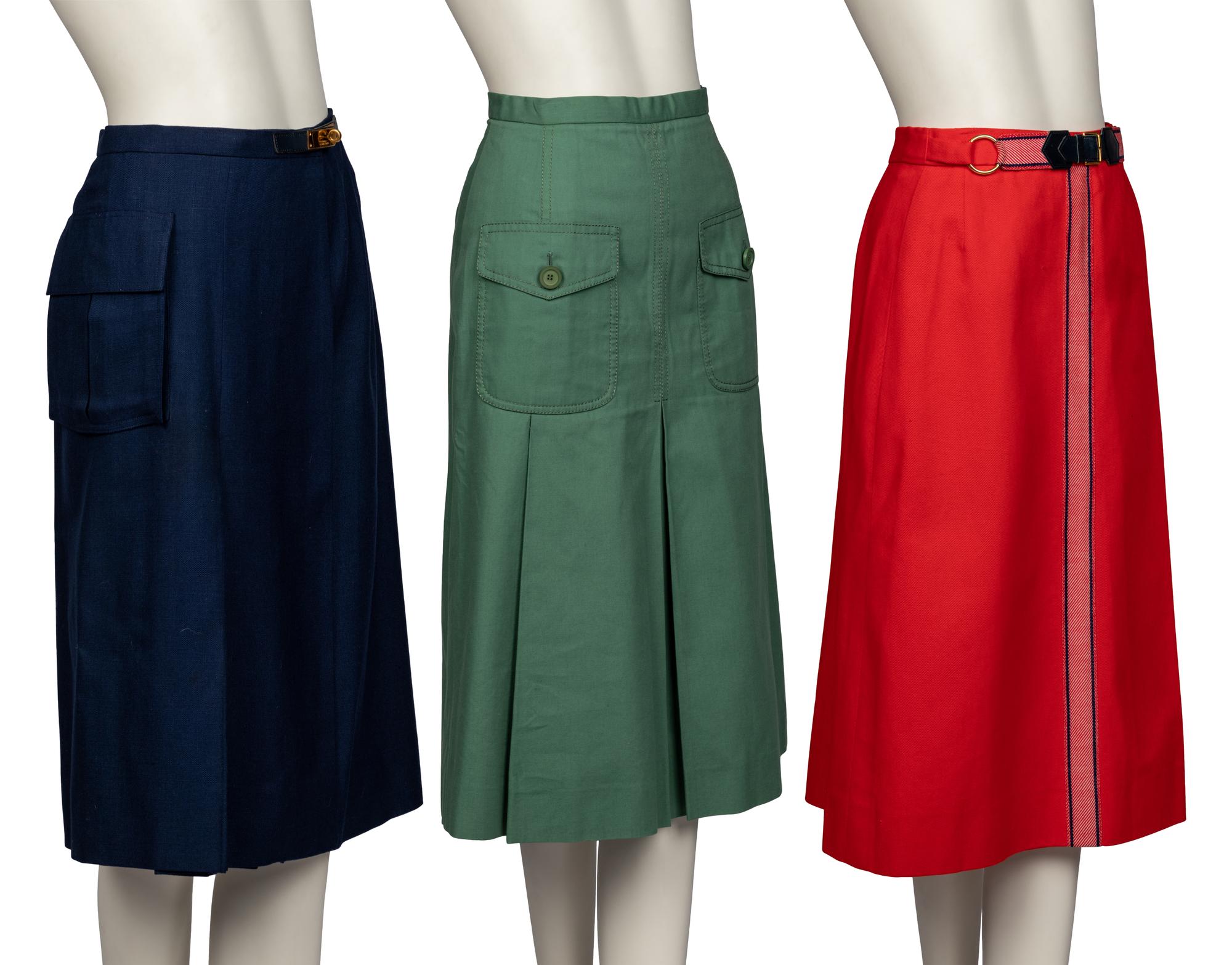 Three Hermès Skirts, 1977