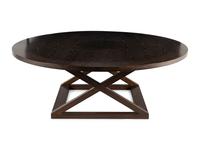 A Contemporary Stained Oak Dining Table