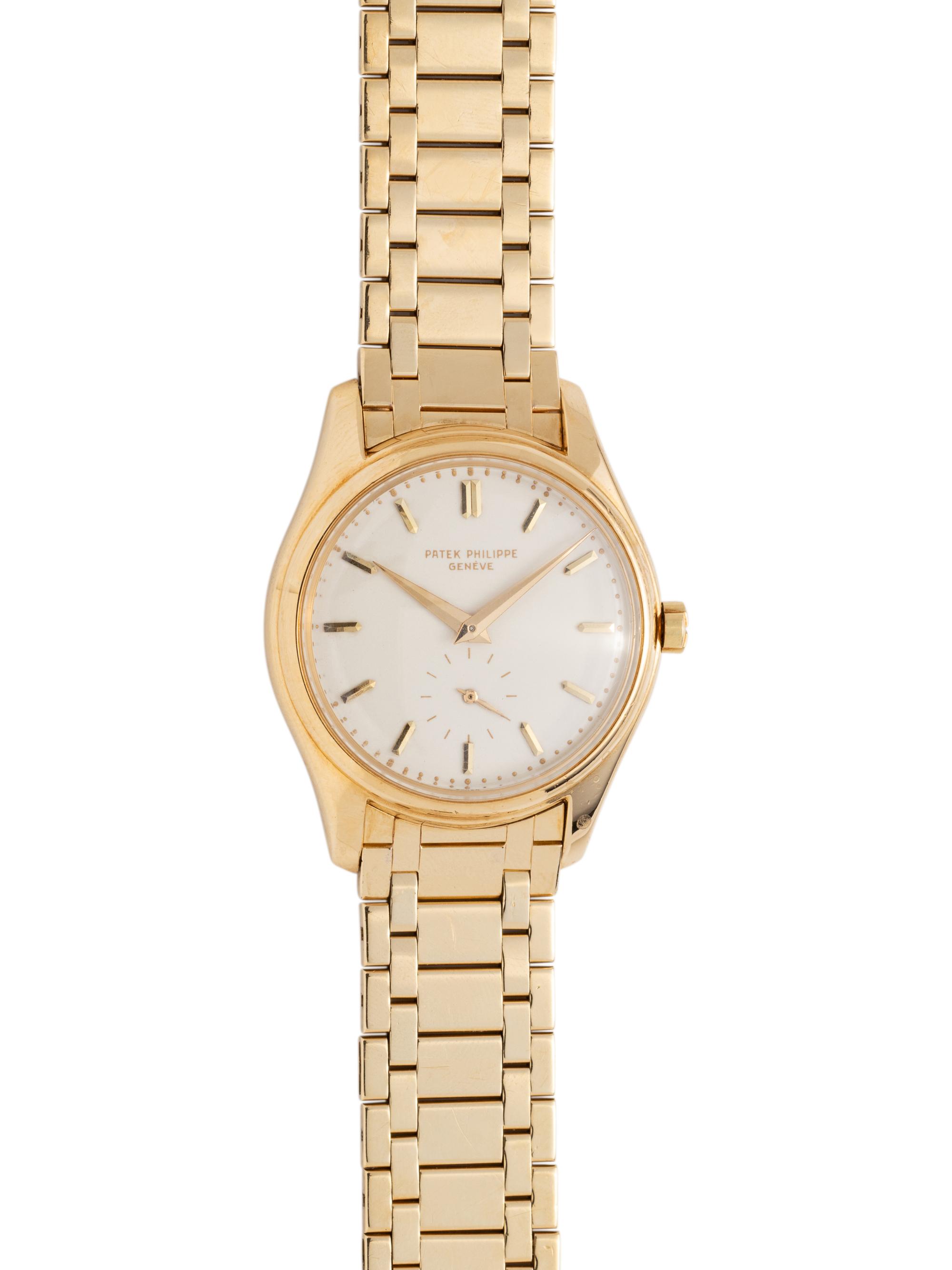 PATEK PHILIPPE, REF. 2526 18K YELLOW GOLD 'CALATRAVA' WRISTWATCH