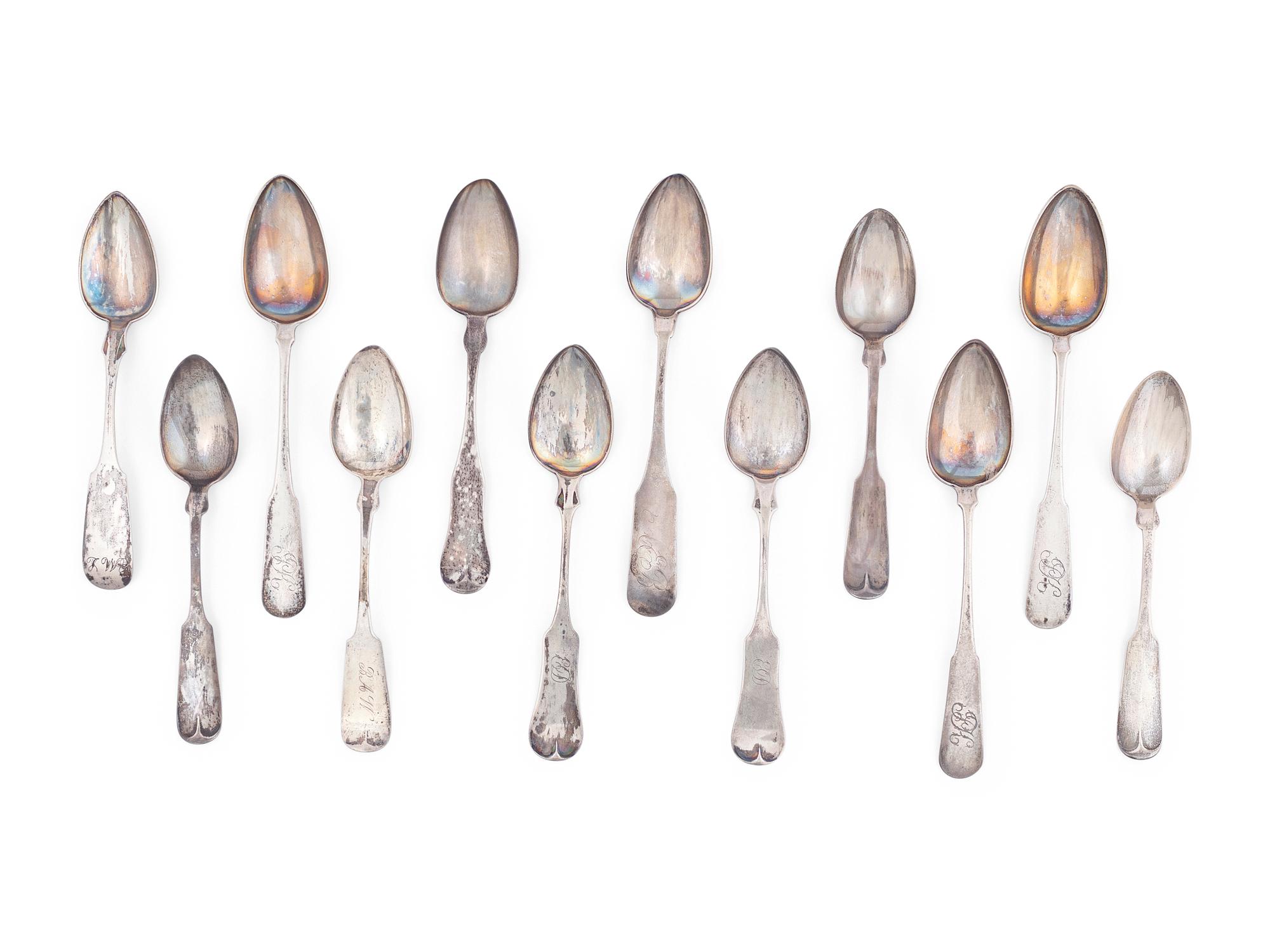 A Group of Silver Spoons