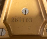 A Steinway and Sons Black Lacquer Baby Grand Piano