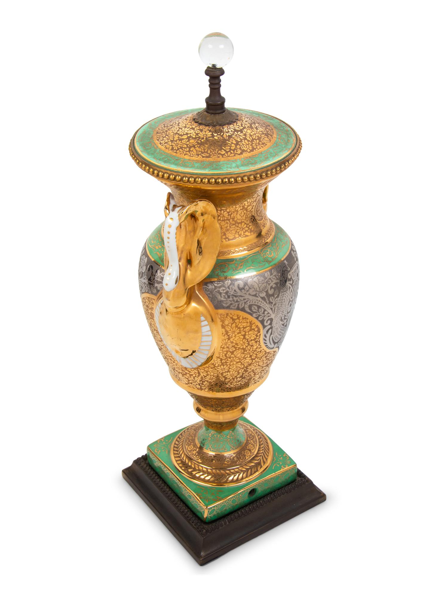 A Paris Style Porcelain Urn