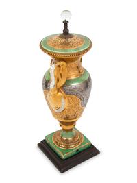 A Paris Style Porcelain Urn