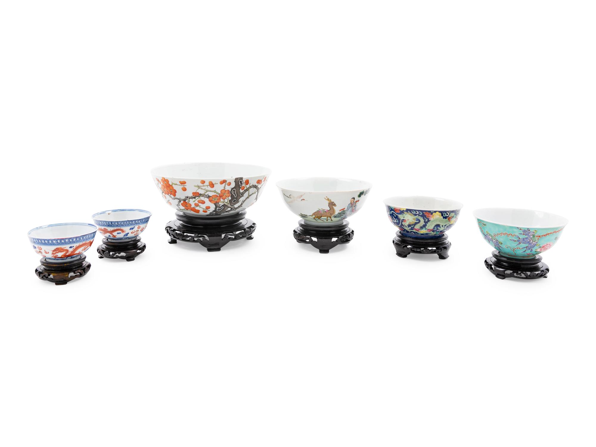Six Porcelain Bowls