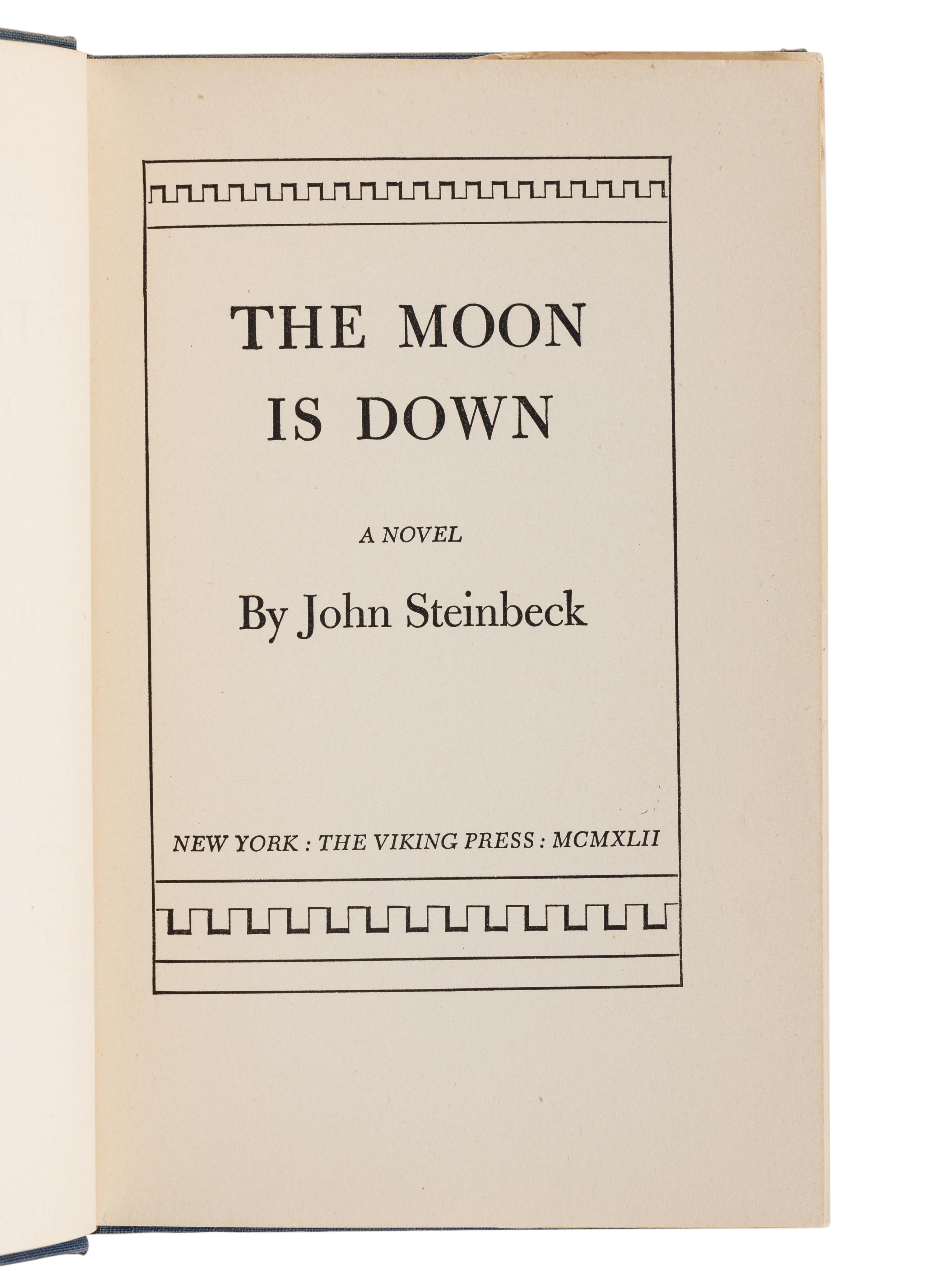 STEINBECK, John (1902-1968). The Forgotten Village Life in a Mexican Village . New York: The Viking Press, 1941.