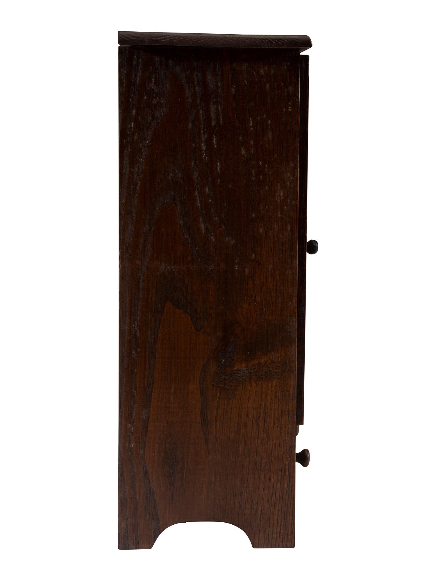A Miniature Oak Cabinet