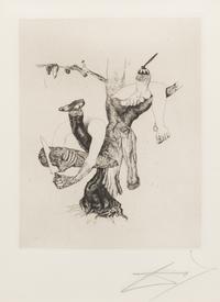Salvador Dali, (Spanish, 1904–1989), Untitled (pl. 17 from Les Chants de Maldoror), 1934