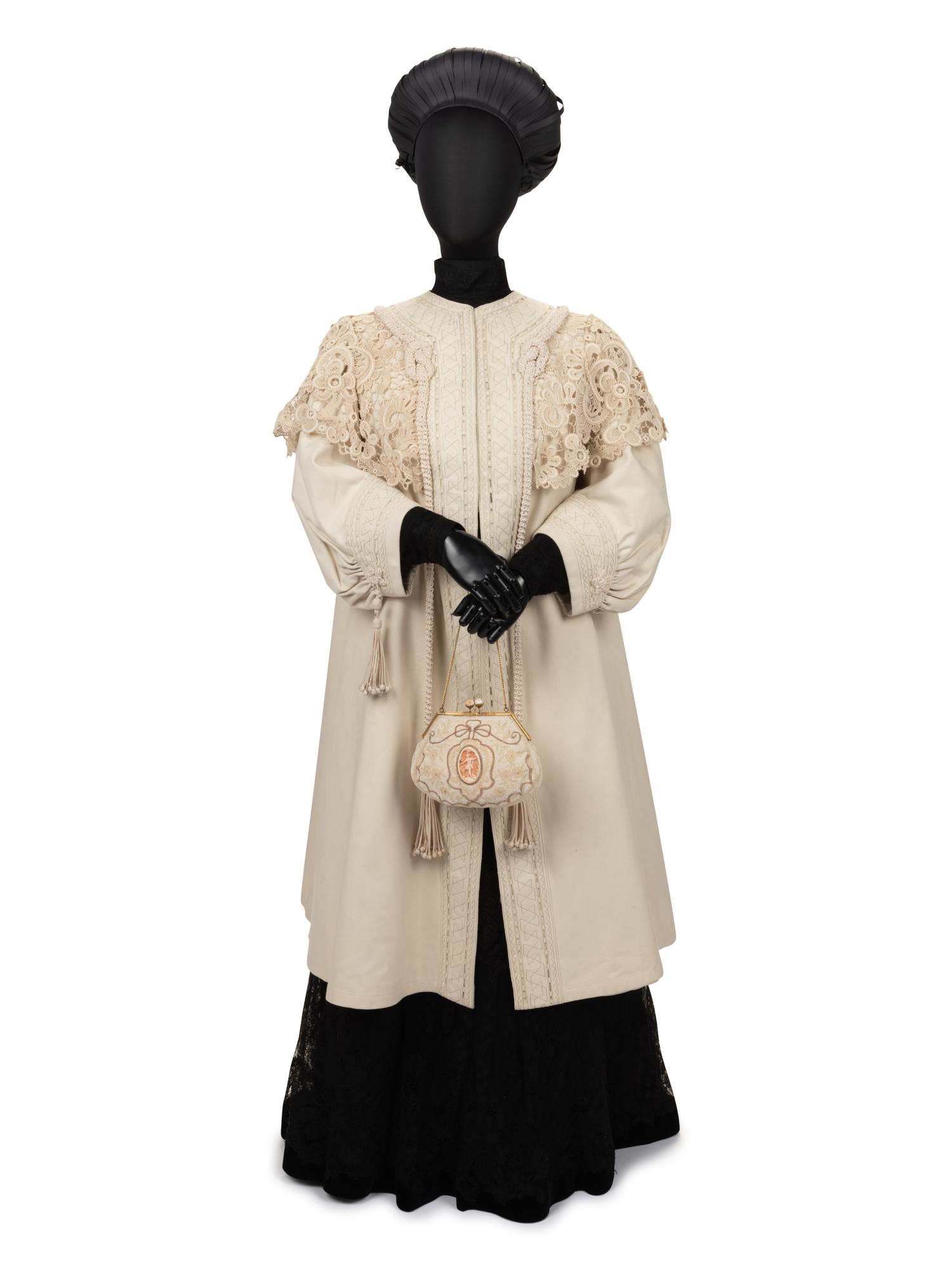 Wool and Lace Coat Worn by Abraham Lincoln's Relative, c. 1905