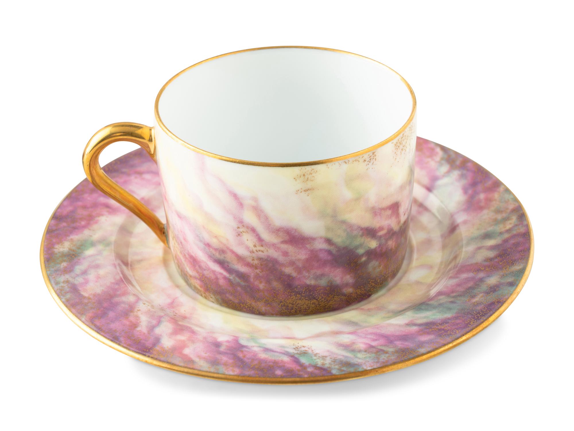 A Daum for Limoges Nature Porcelain Dinner Service