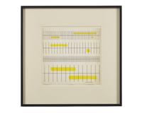 Yellow and Black for Fabric Design, circa 1975