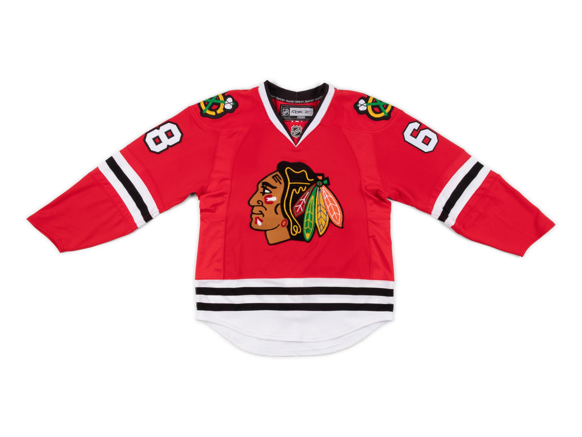 A Chicago Blackhawks Ceremonial Jersey Presented to Chicago Mayor Richard M. Daley,