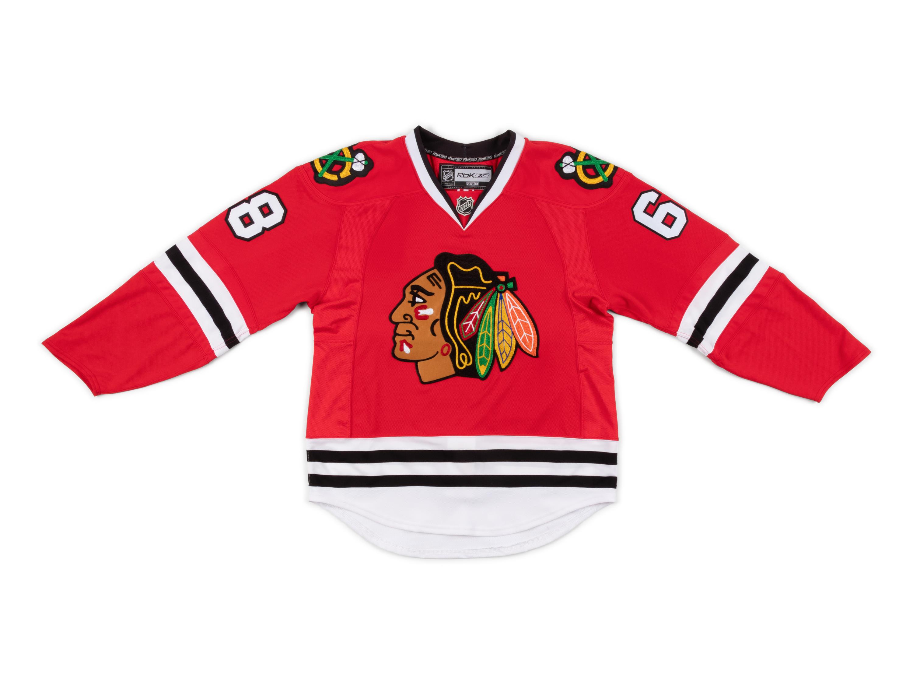 A Chicago Blackhawks Ceremonial Jersey Presented to Chicago Mayor Richard M. Daley,