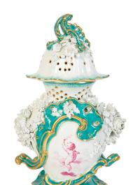 A Continental Porcelain Garniture Set — 19TH CENTURY