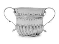 A George I Britannia Silver Caudle Cup