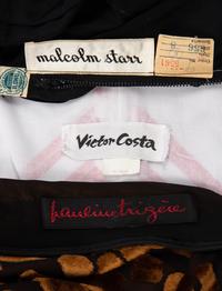 Three Dresses; One Malcolm Starr, One R. Costa, One Trigere, 1960-80s