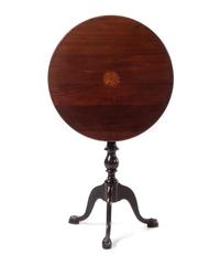 An American Mahogany Tilt-Top Table