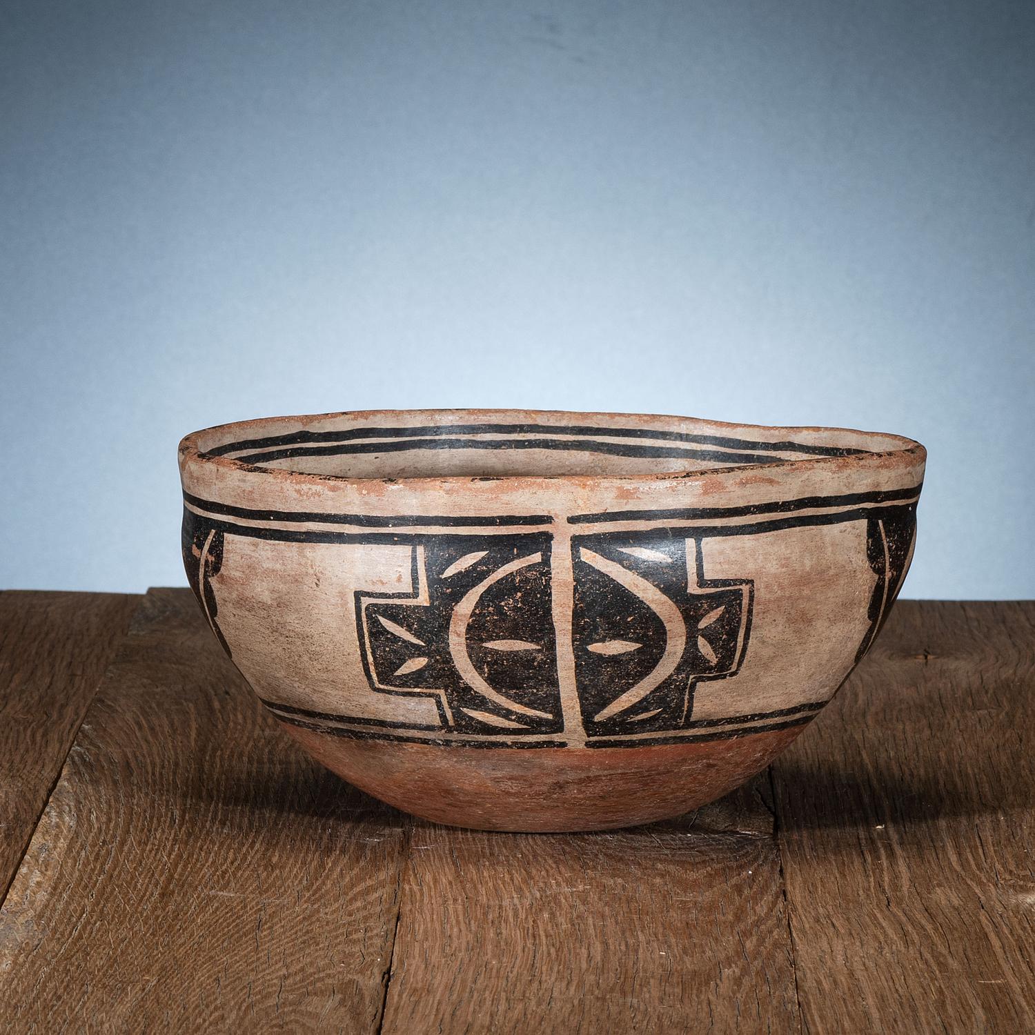 Cochiti Pottery Bowl, with Birds