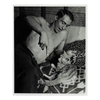Barbara Morgan (American, 1900–1992) — Three Works ( José Limón, Chaconne , 1944; J osé Limón + Cat in Barbara Morgan Studio , 1944; Merce Cunningham-Totem Ancestor , 1942); printed later