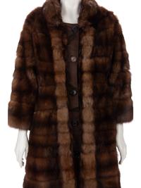 Revillon Sable Fur Coat