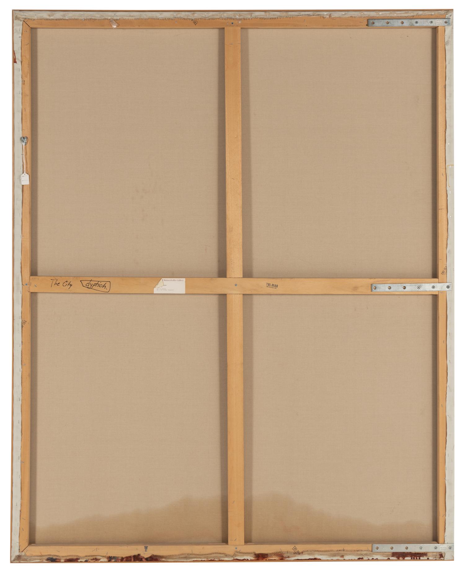 The City, 1989 (diptych)