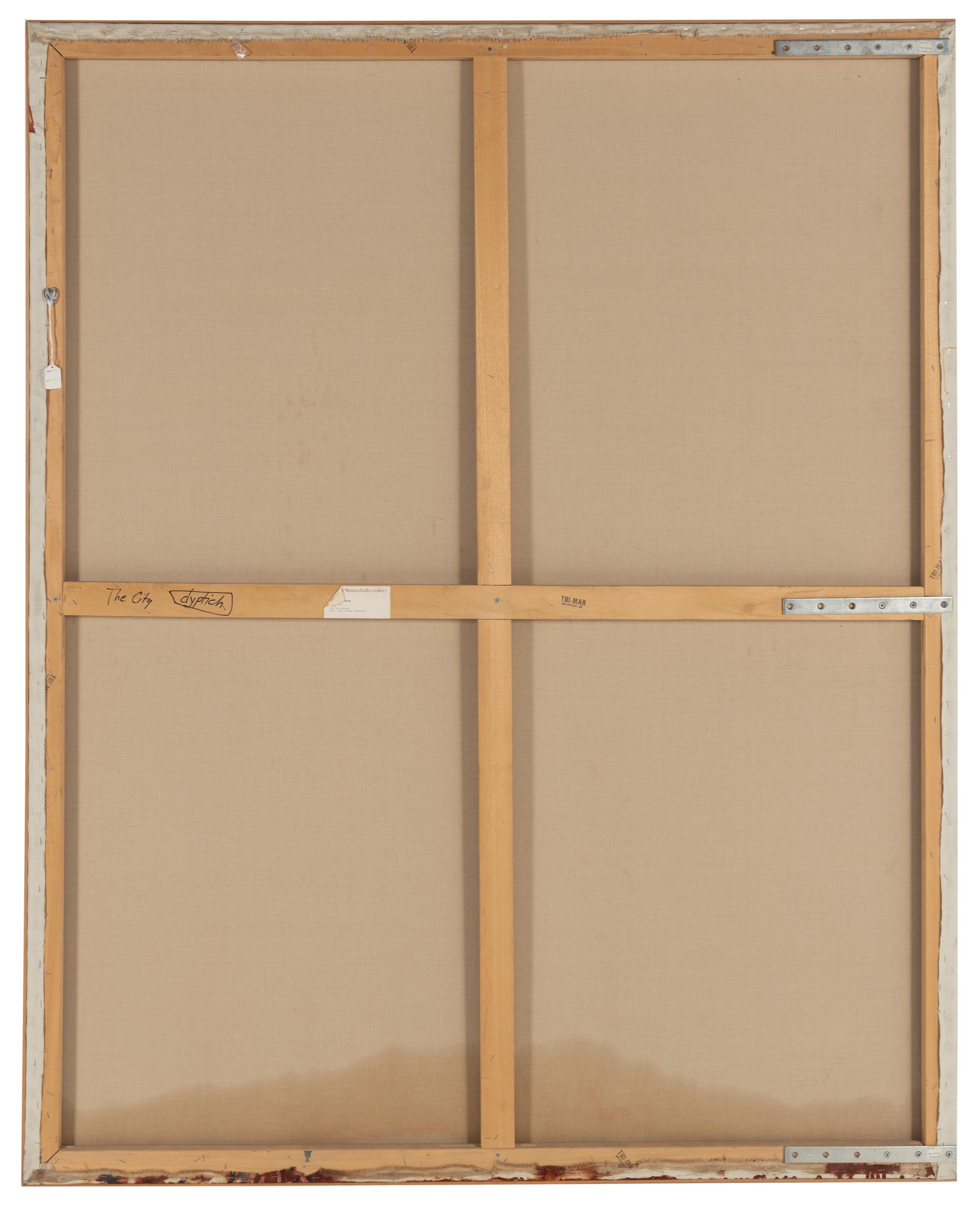 The City, 1989 (diptych)