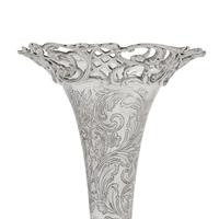 An American Silver Vase